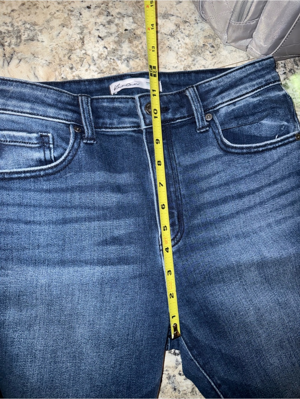 KanCan Women's Skinny Jeans - Medium Blue Wash - Picture 6 of 7